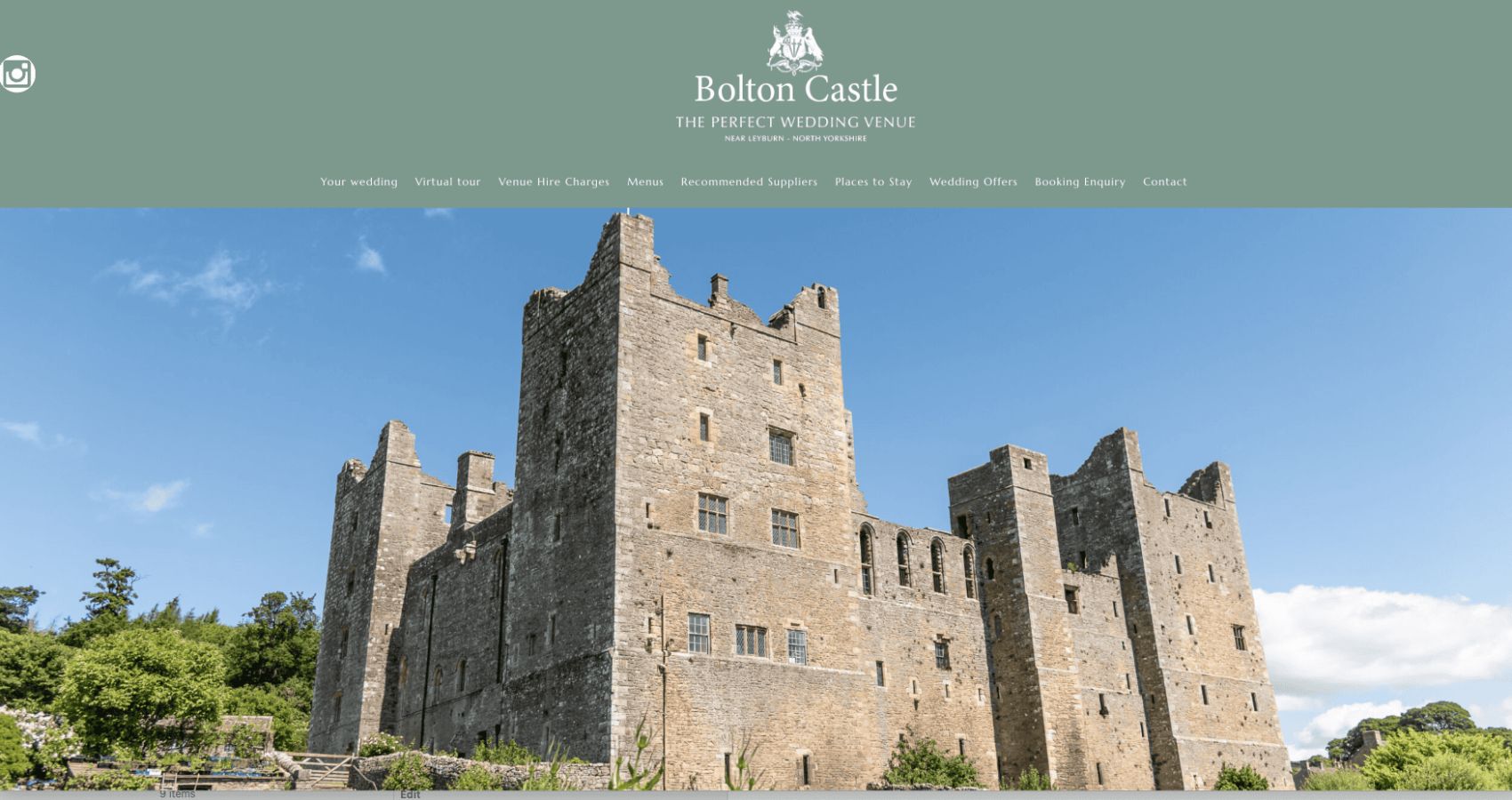 Bolton Castle Weddings