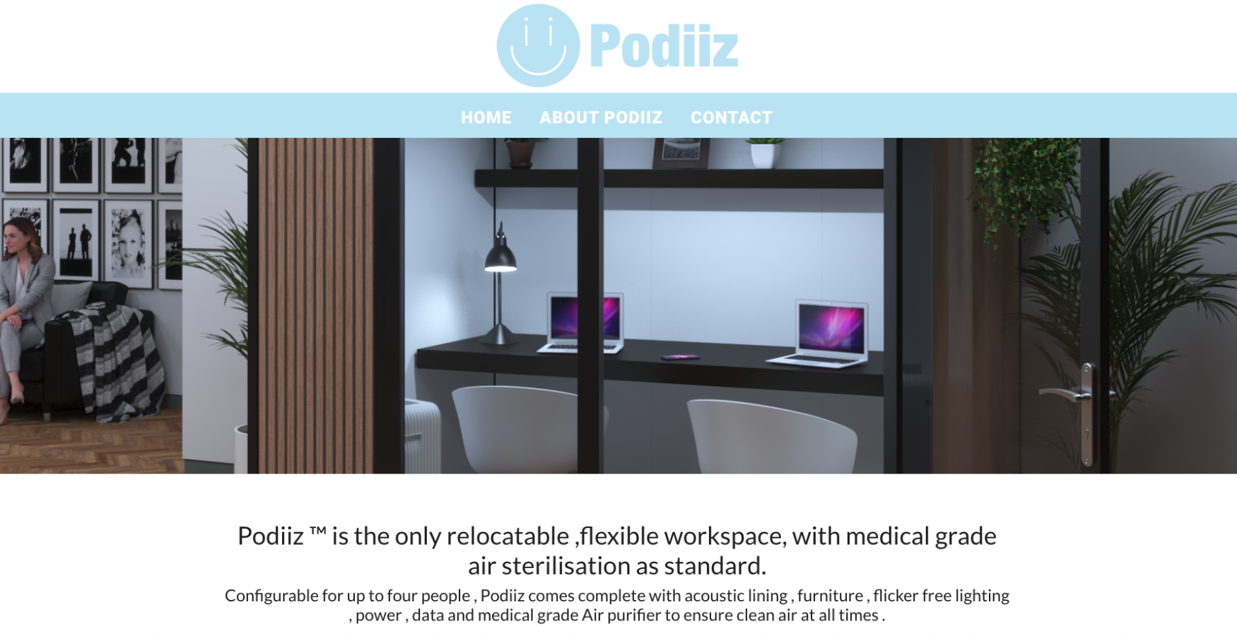 Podiiz office work pods with air purification Podiiz office work pods with air purification