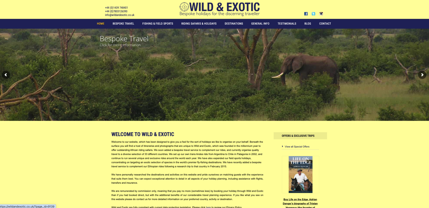 Wild & Exotic Travel Agents Wild & Exotic Travel Agents
