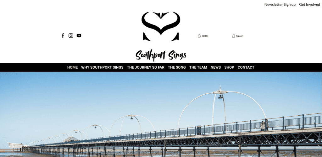 Southport Sings website